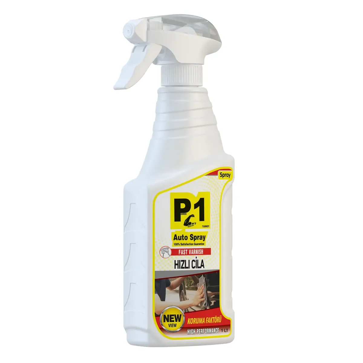 Power 1 Hızlı Cila Uygulama Spreyi 1 Lt